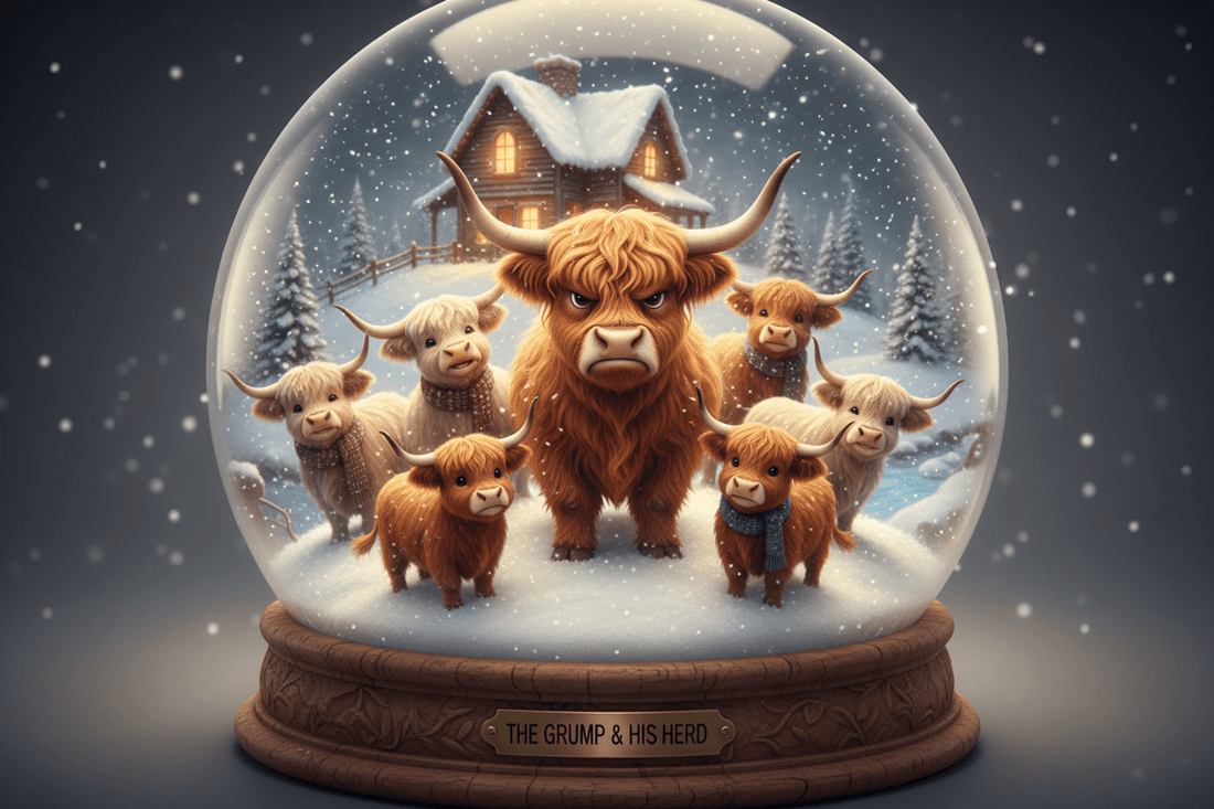Snow Problems: The Public Appearance (A deeply brave statement from a Highland cow re-entering society.) - HomesteadHoboz