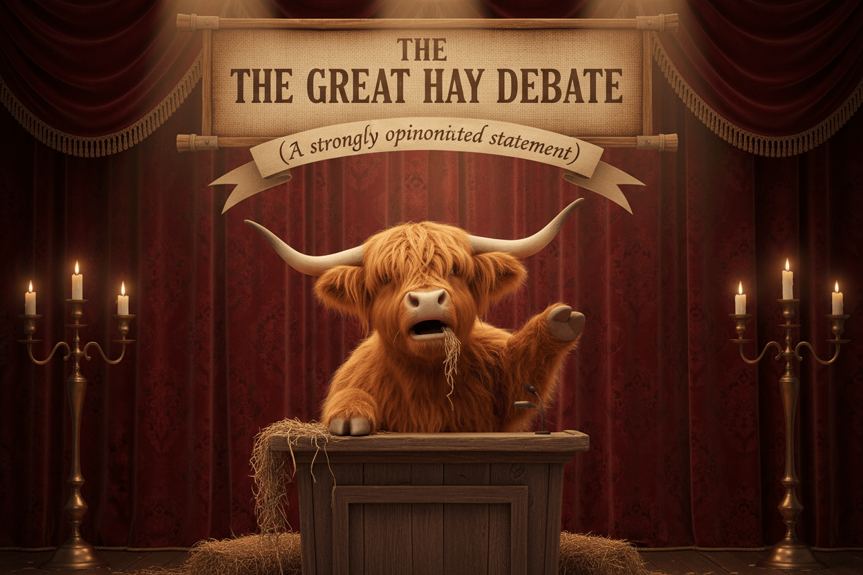 The Great Hay Debate (A strongly opinionated statement) - HomesteadHoboz