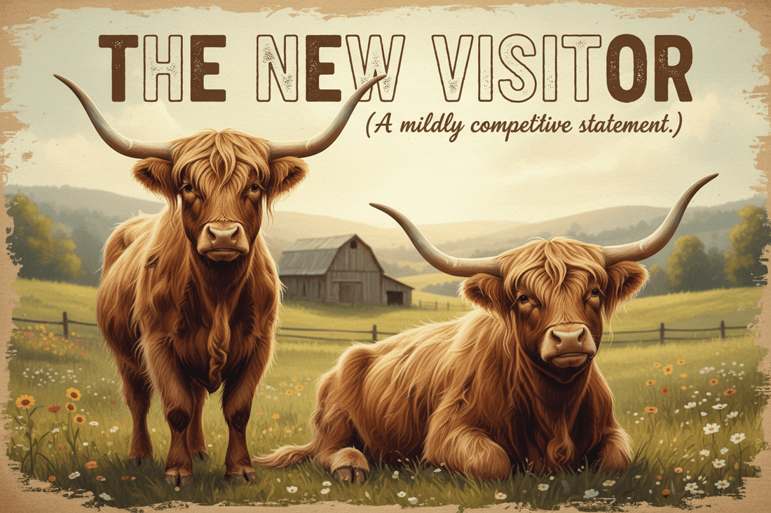 The New Visitor (A mildly competitive statement.) - HomesteadHoboz