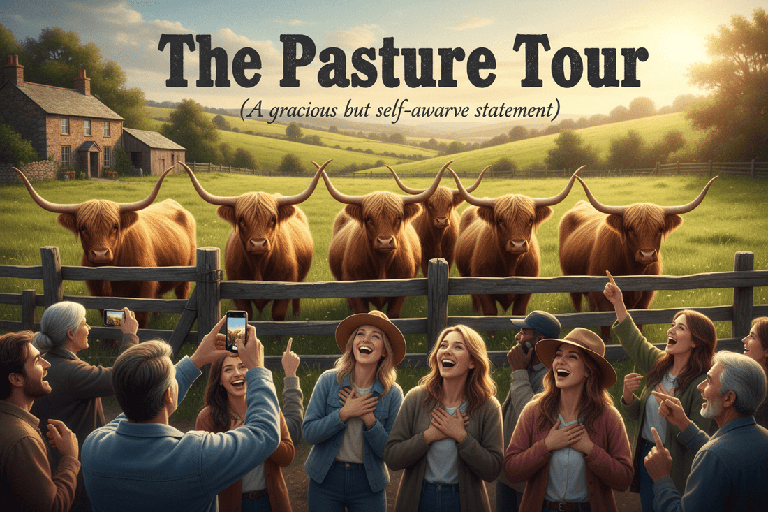 The Pasture Tour (A gracious but self-aware statement.) - HomesteadHoboz