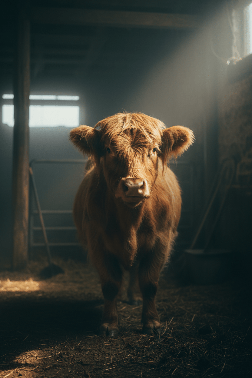 The Results  (A emotionally restrained but internally spiraling statement from a Highland cow awaiting judgment) - HomesteadHoboz