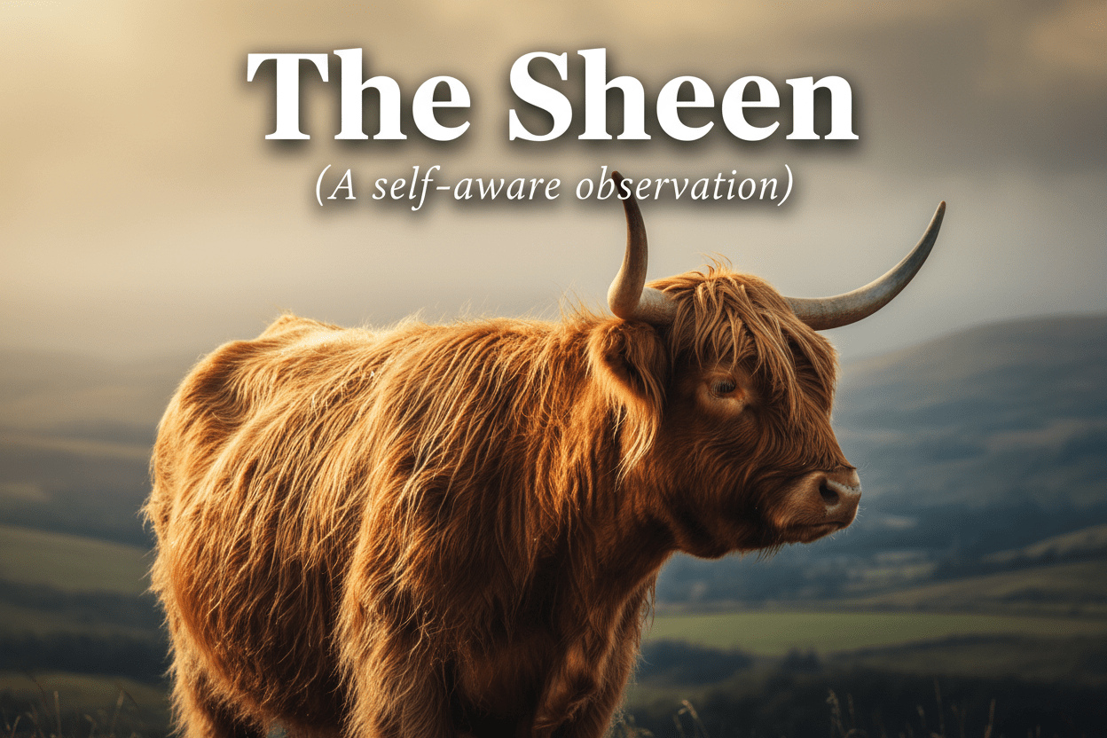 The Sheen (A self-aware observation) - HomesteadHoboz