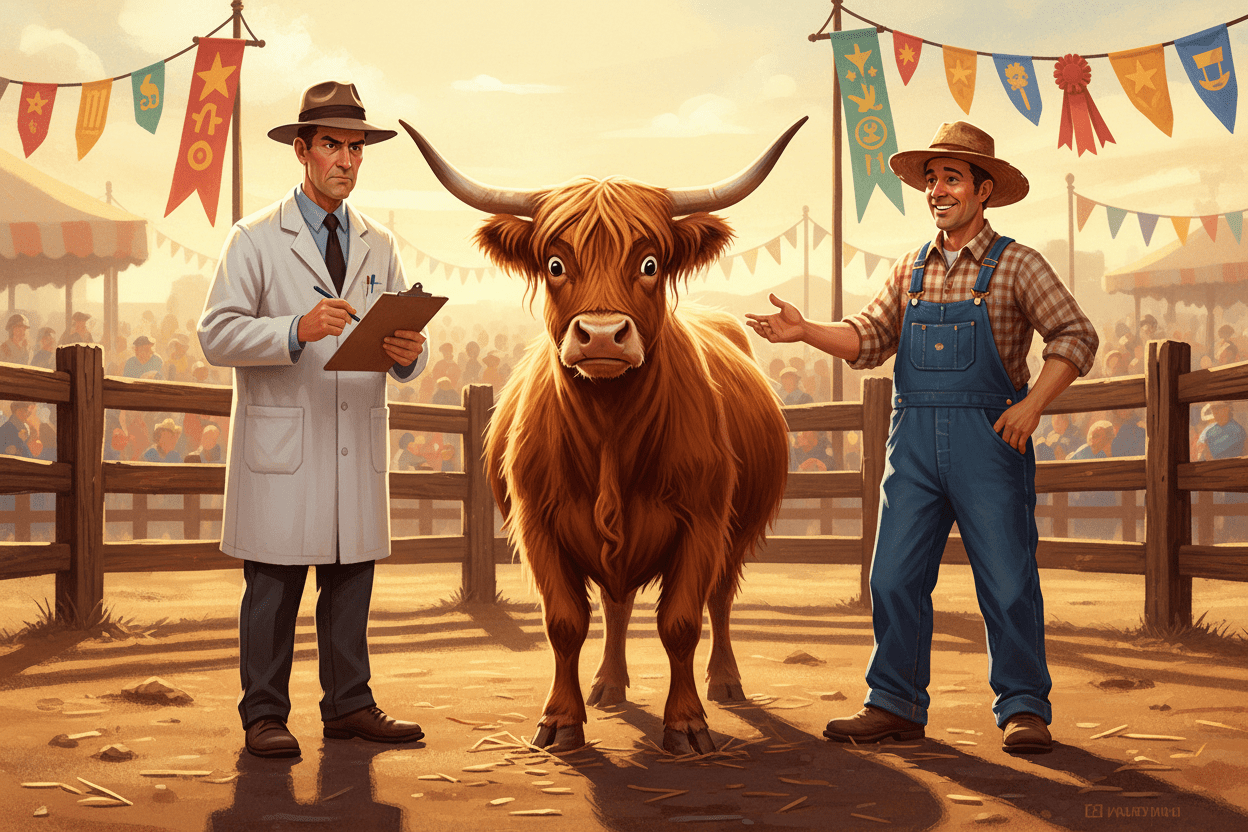 The Standing Lesson (A personally offensive but ultimately educational statement from a Highland Cow being eveluated from multiple angles) - HomesteadHoboz