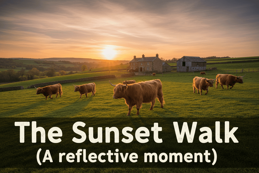 The Sunset Walk (A reflective moment) - HomesteadHoboz