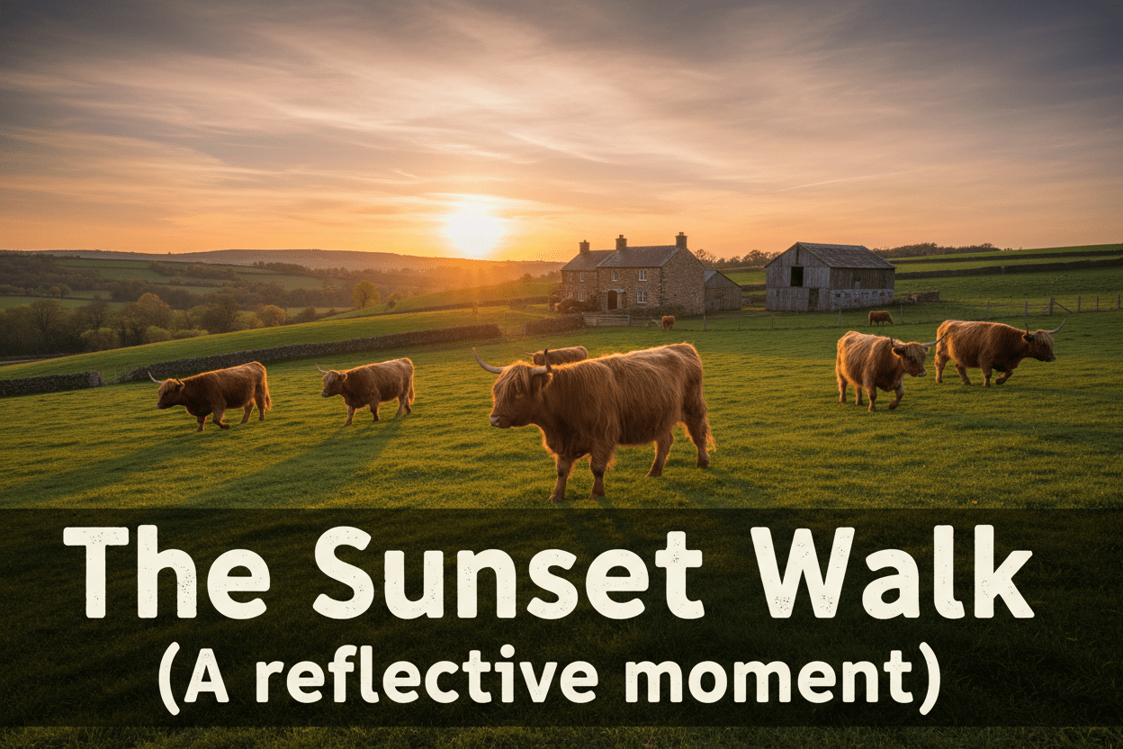 The Sunset Walk (A reflective moment) - HomesteadHoboz