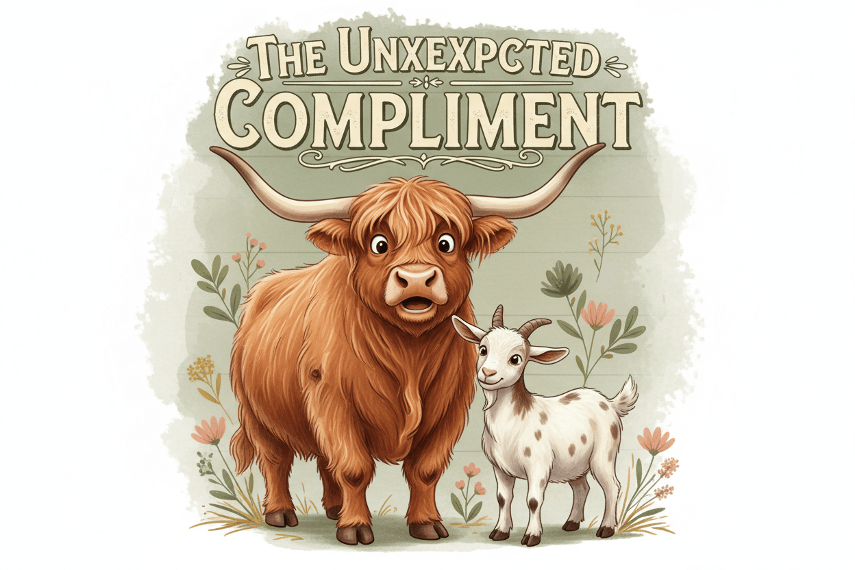 The Unexpected Compliment (A surprised but accepting statement.) - HomesteadHoboz