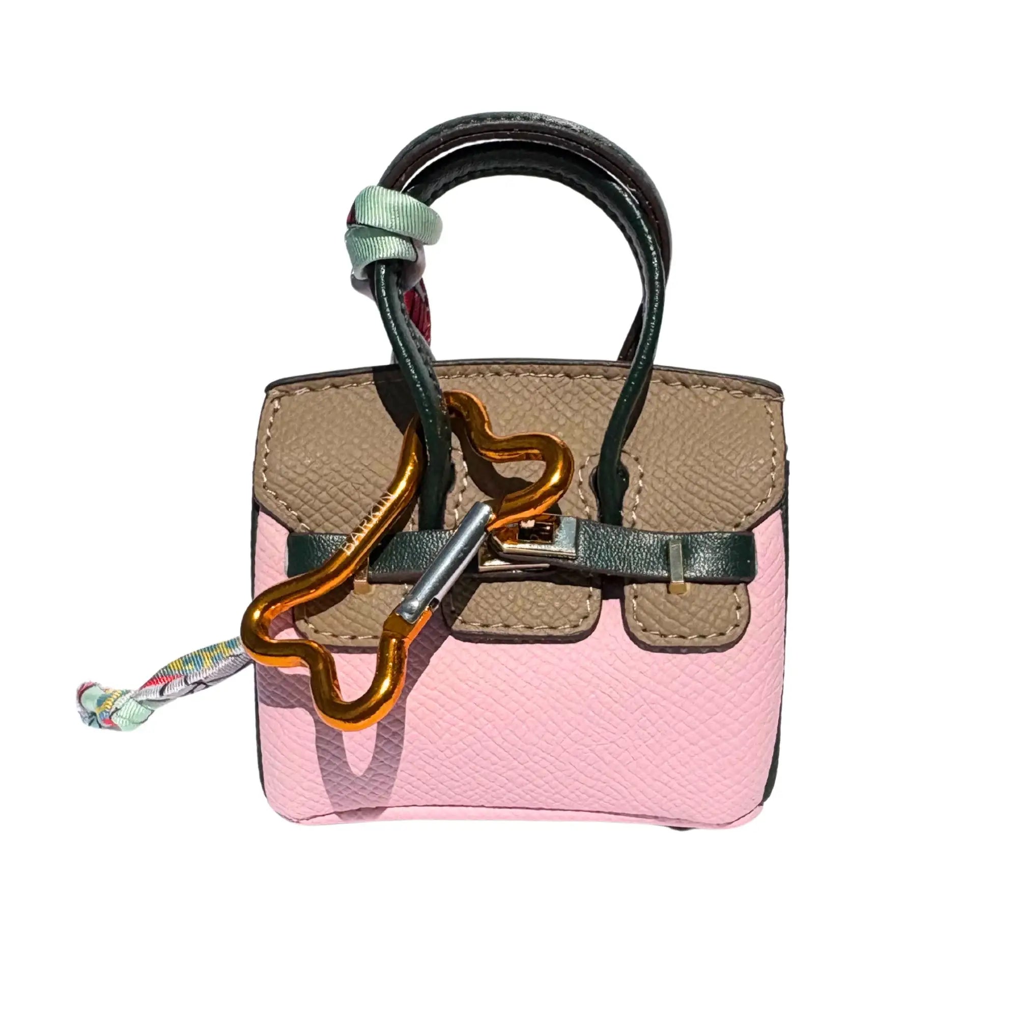 Barkin Dog Waste Bag Dispenser #3: Pink/Brown