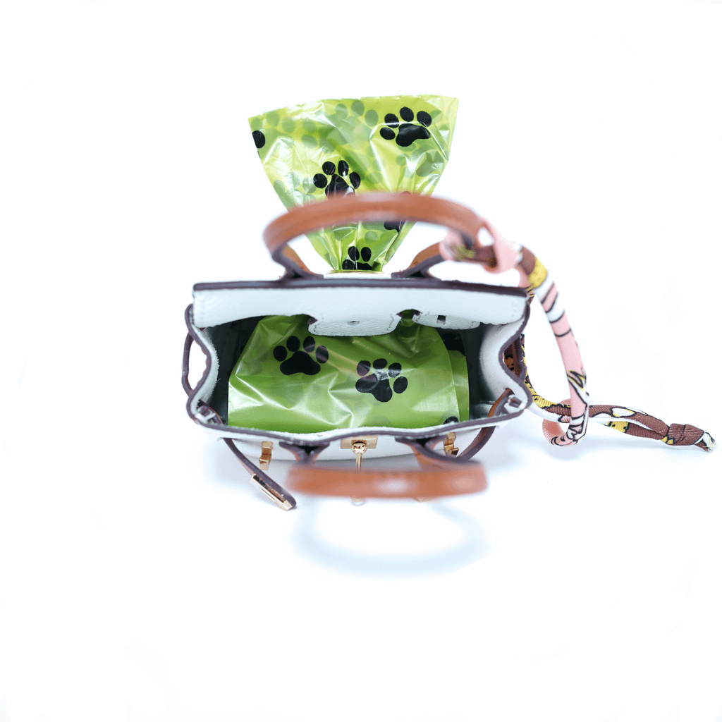 Designer Dog Waste Bags: Brown Dispenser for Pet Waste Disposal - HomesteadHoboz