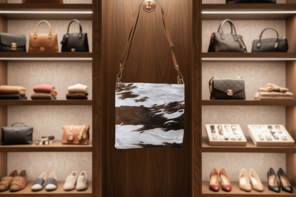 Country Chic Cowhide Crossbody - HomesteadHoboz