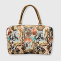 Desert Cow Print Weekender Bag - Roam Free with This Rustic Travel Tote - HomesteadHoboz