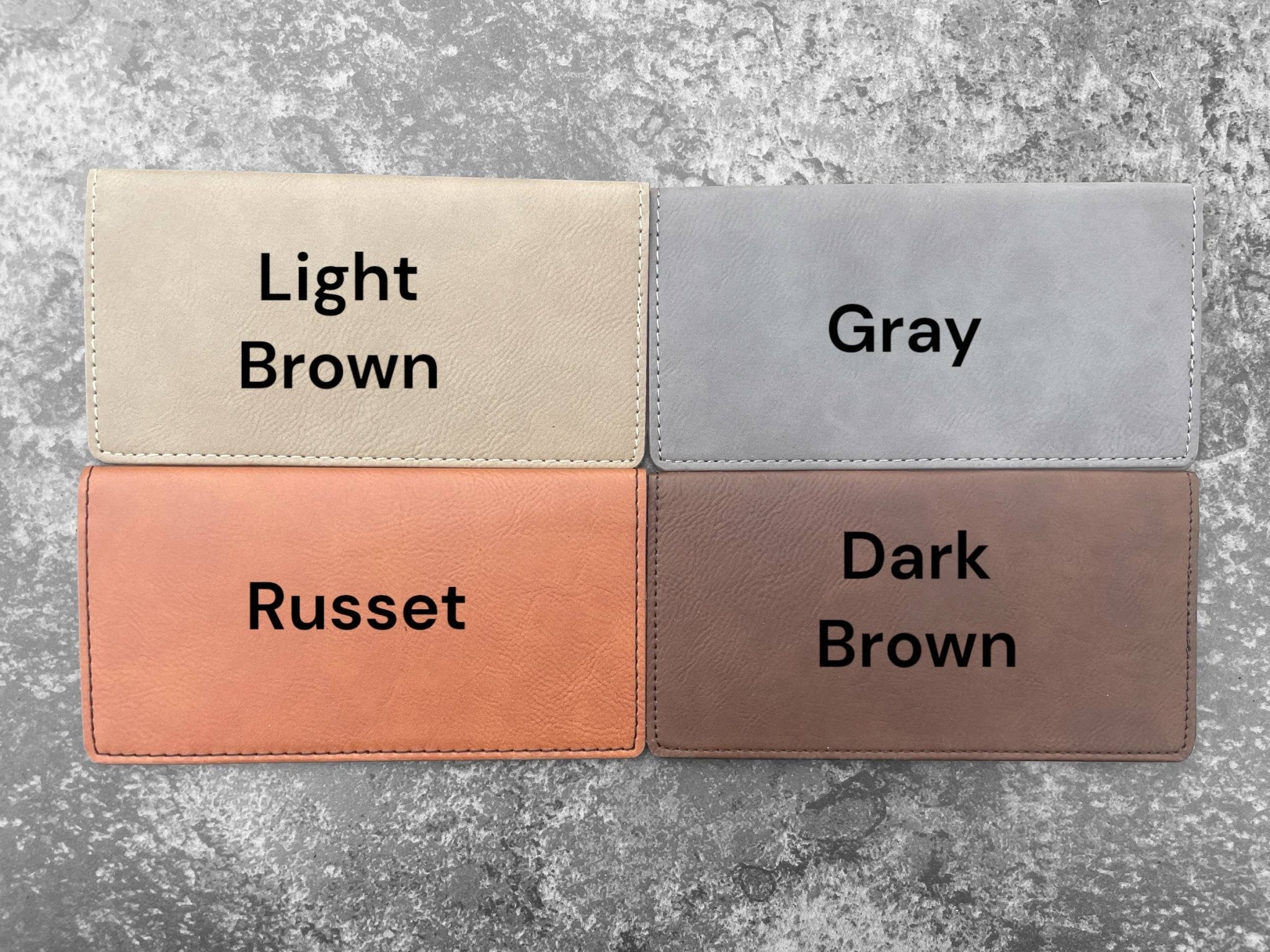 Highland Cow Minimalist Wallet, Bills, and Receipt holder Comes in 4 Neutral Colors. - HomesteadHoboz