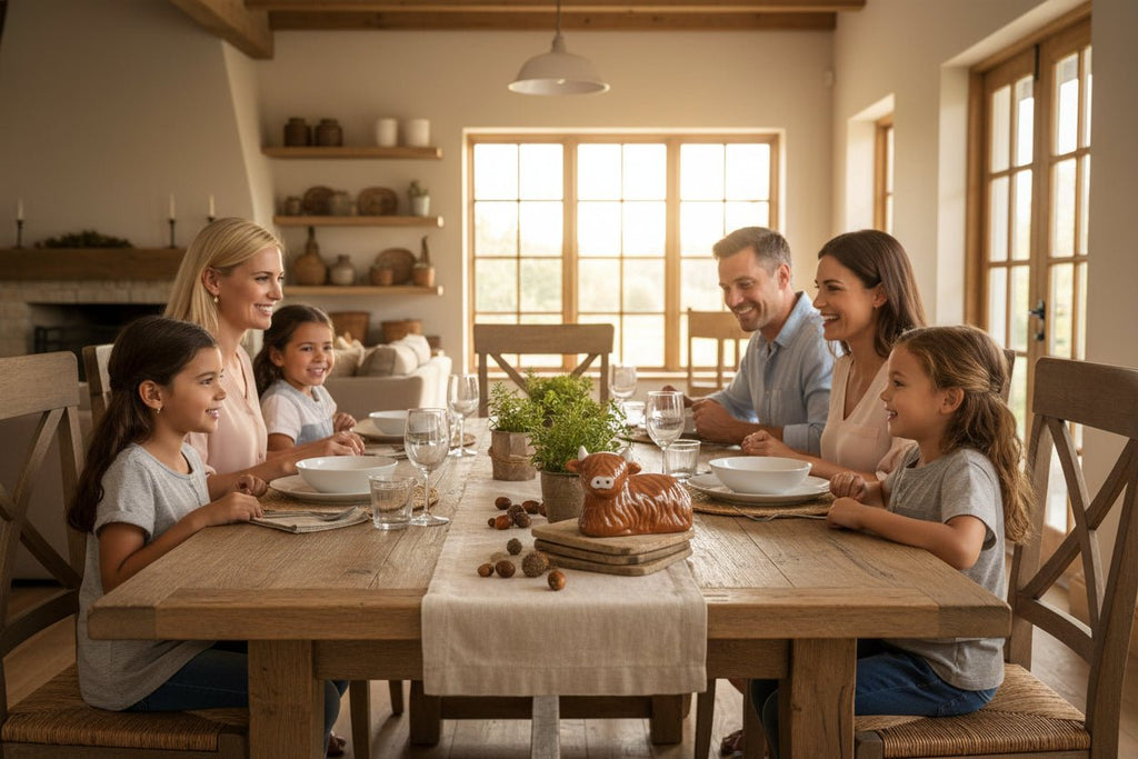 Highland Cow Salt & Pepper Shakers - Ceramic Farmhouse Kitchen Gift Set - HomesteadHoboz