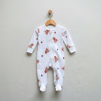 Adorable Highland Cow Baby Sleepsuit: 12-18 Months - HomesteadHoboz