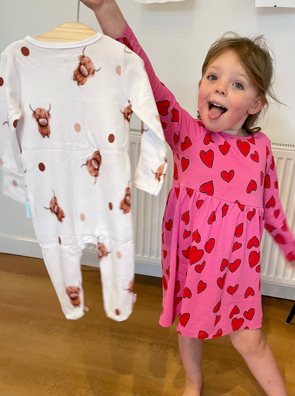 Adorable Highland Cow Sleepsuit for 9-12M - HomesteadHoboz