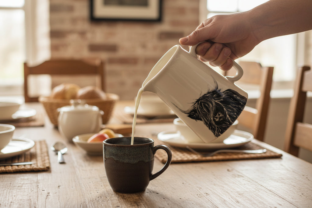 Highland Cow Stoneware Jug - Pour Decisions Never Looked So Charming - HomesteadHoboz