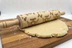 Moo - velous Creations! Highland Cow Embossed Rolling Pin for Baking - HomesteadHoboz