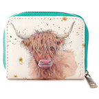 Cute Highland Cow Small Wallet Purse - HomesteadHoboz