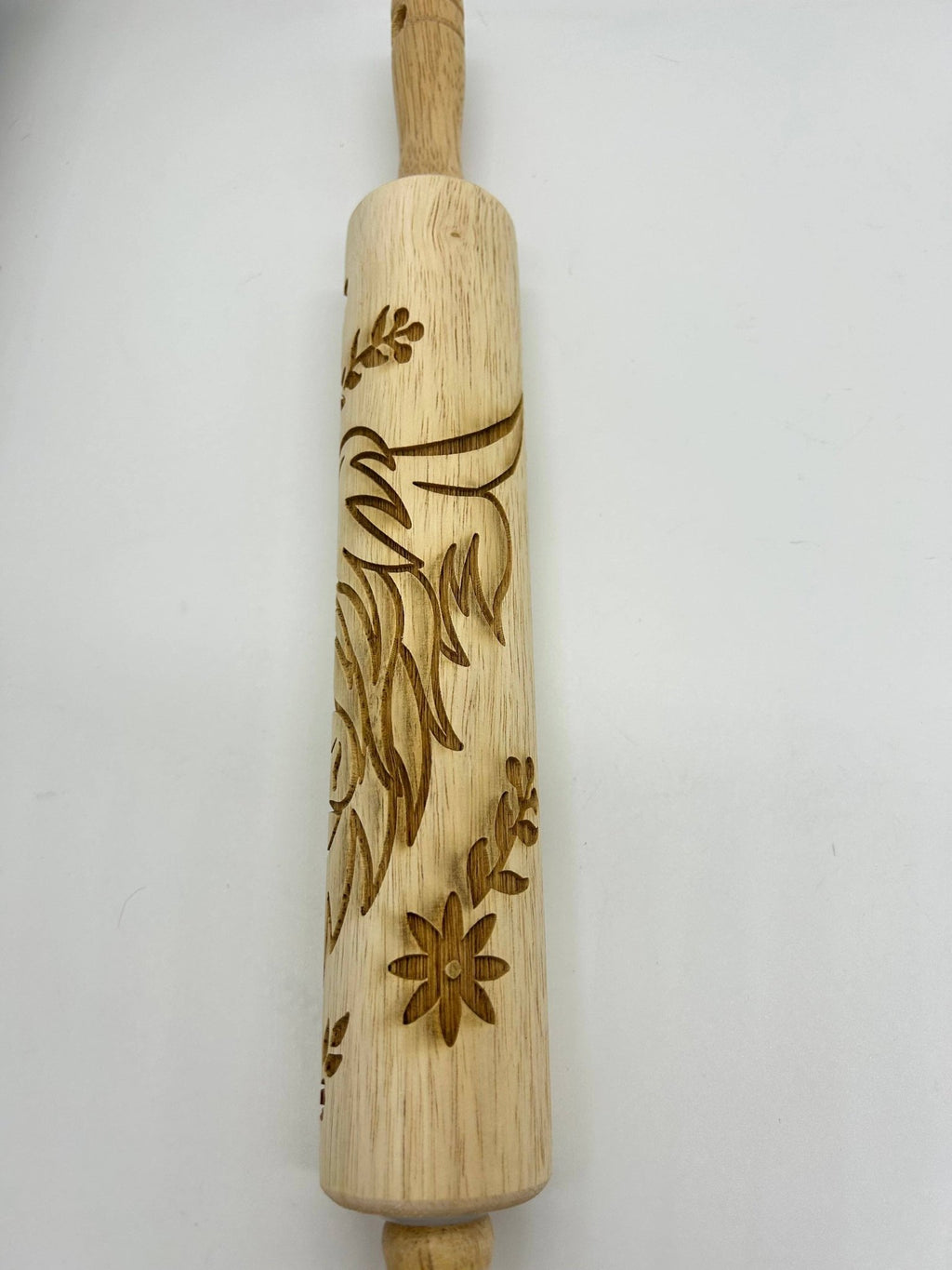 Roll Out the Charm! Highland Cow Large Image Embossed Rolling Pin - HomesteadHoboz