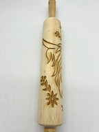 Roll Out the Charm! Highland Cow Large Image Embossed Rolling Pin - HomesteadHoboz