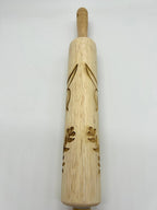 Roll Out the Charm! Highland Cow Large Image Embossed Rolling Pin - HomesteadHoboz