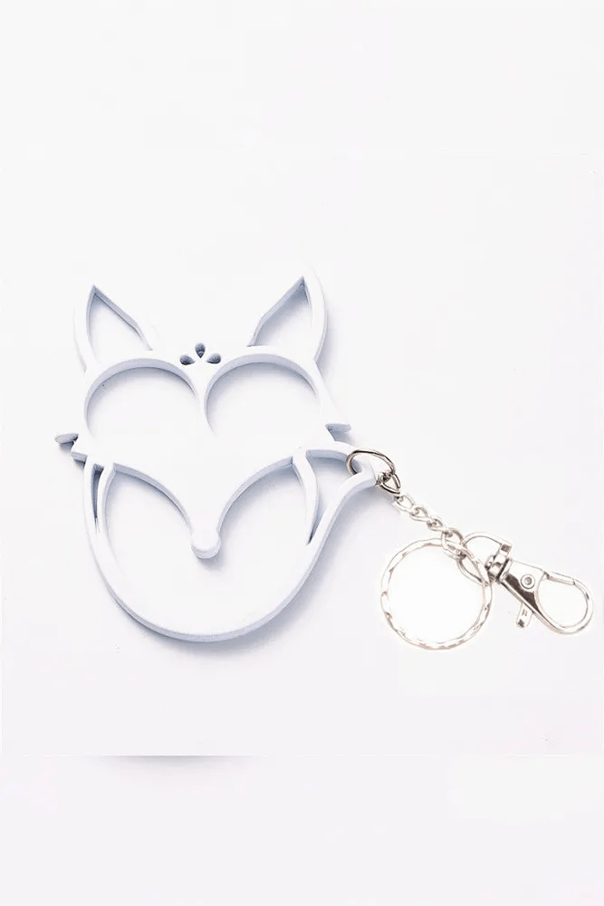 UNISHE - Fox Head Women Self Defense Safety Keychain ZK981 - HomesteadHoboz