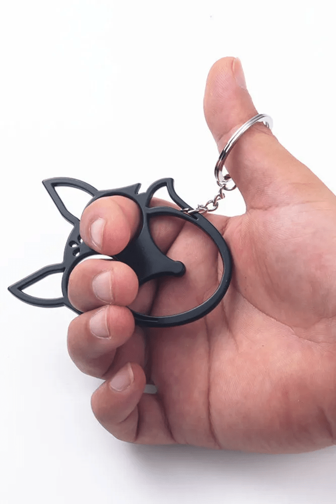 UNISHE - Fox Head Women Self Defense Safety Keychain ZK981 - HomesteadHoboz